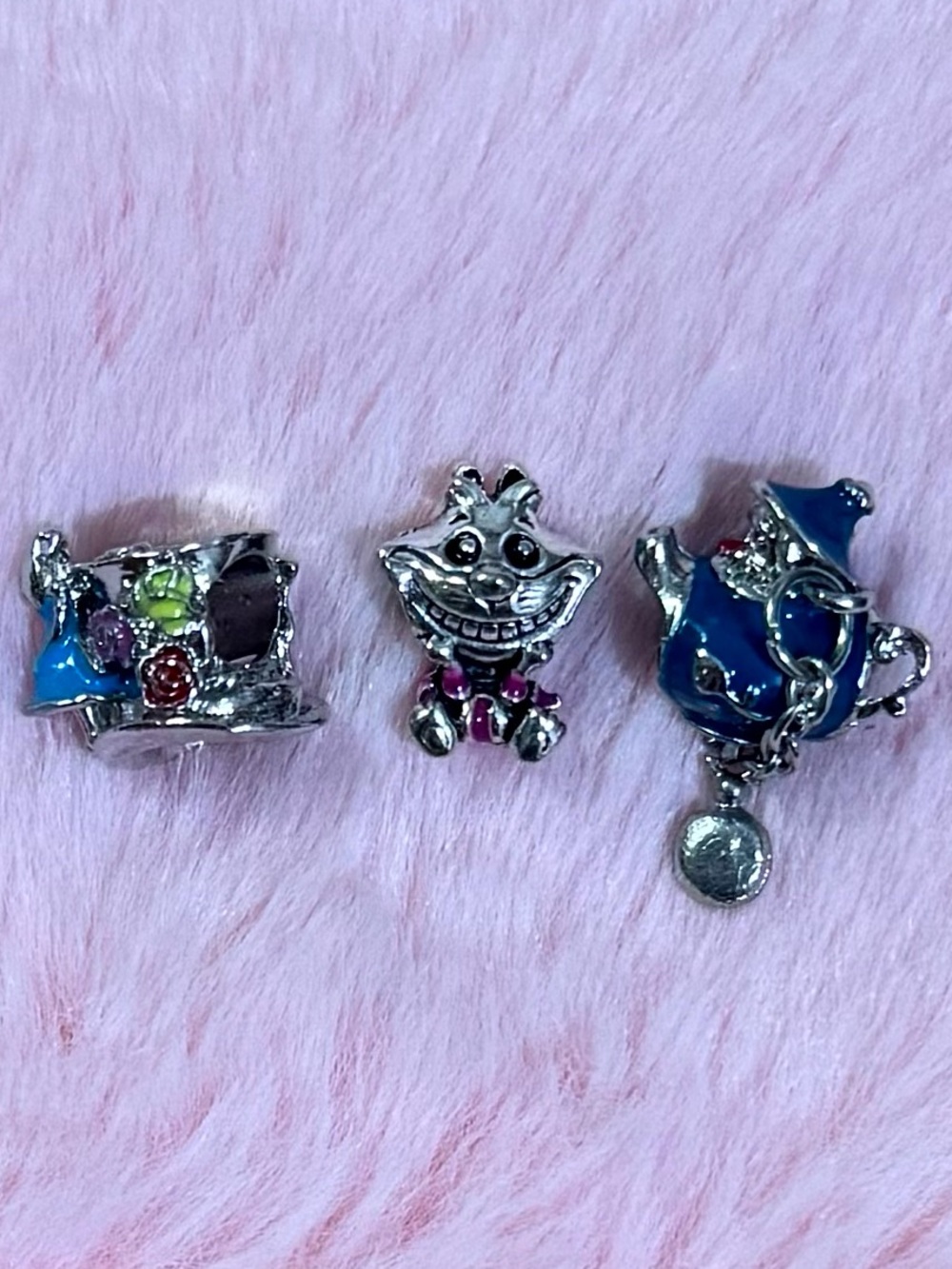 Alice In Wonderland Bead Charm Bundle Set /Not Pandora